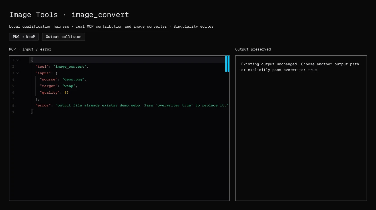 Collision de sortie : image_convert refuse d’écraser un fichier existant
