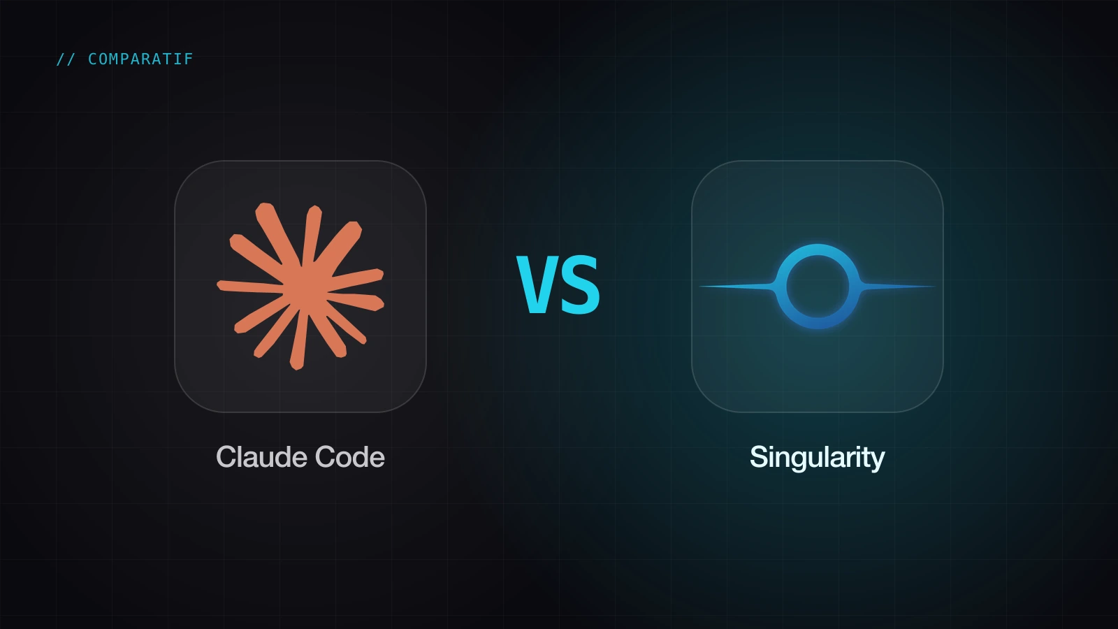 Le logo de Claude Code face au logo de Singularity : comparatif entre Claude Code d’Anthropic et Singularity