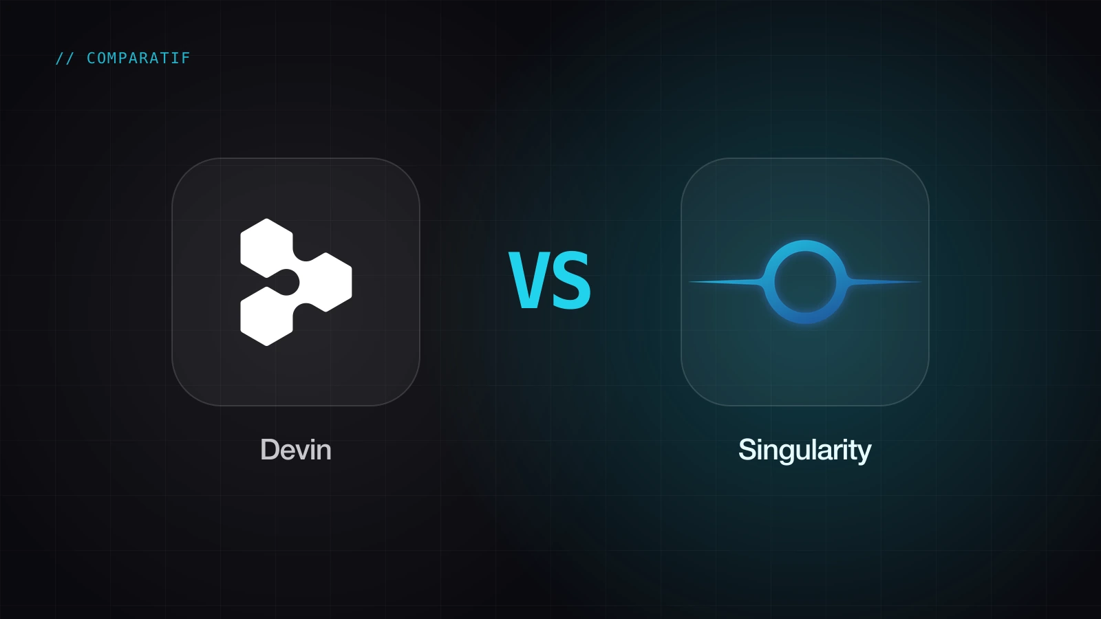 Le logo de Devin face au logo de Singularity : comparatif entre Devin, l’agent de Cognition et Singularity